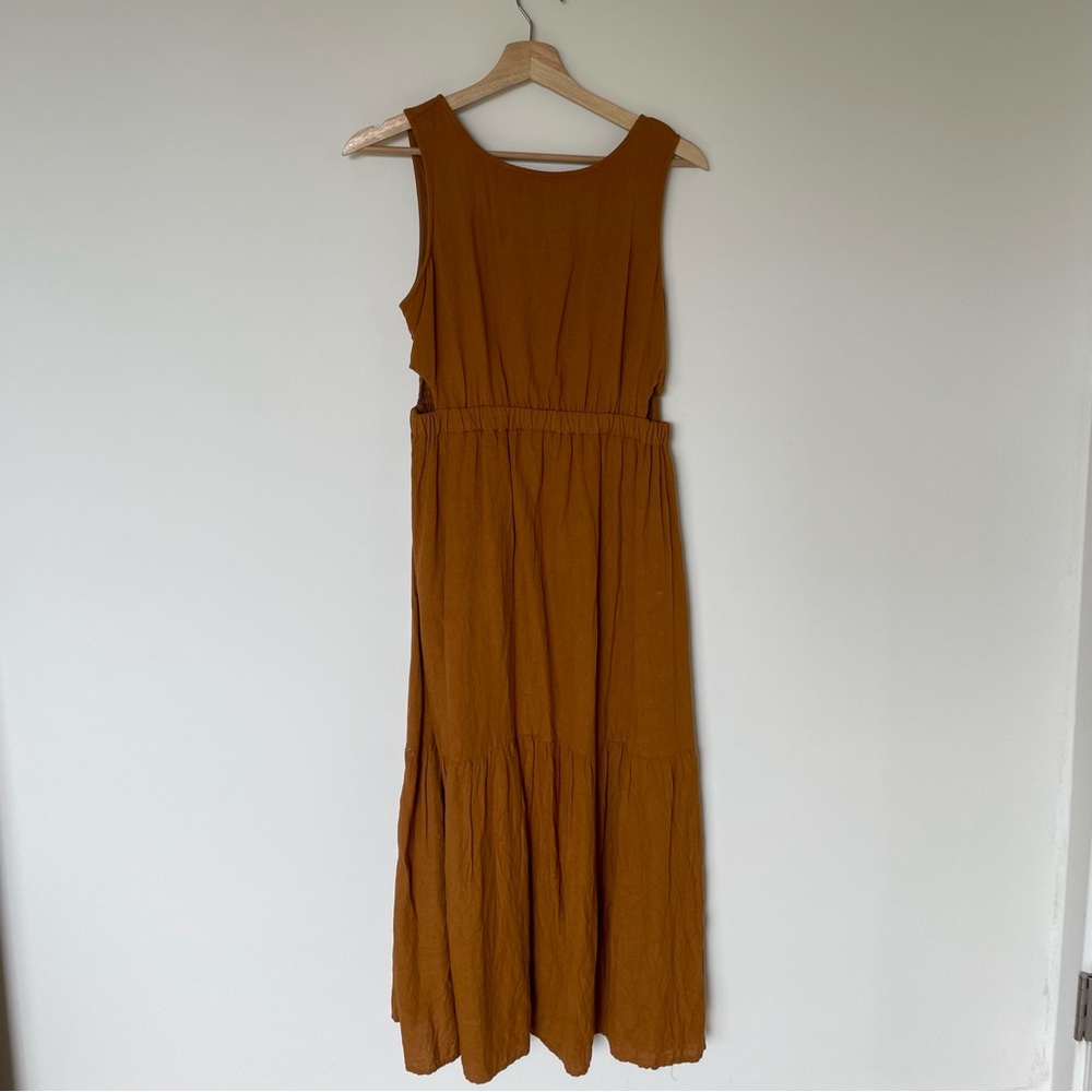 Midi Dress with Cutout Detail